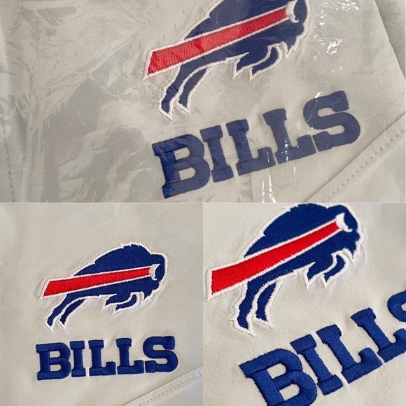 NFL Buffalo Bills Nike Football On Field Snap Button Up Short Sleeve Shirt Large - Picture 7 of 14